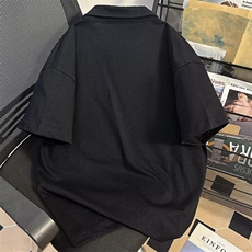 小众高级感polo衫短袖T恤男款夏季2025新款休闲美式上衣WB472-P43，男装Polo衫，星座412-2