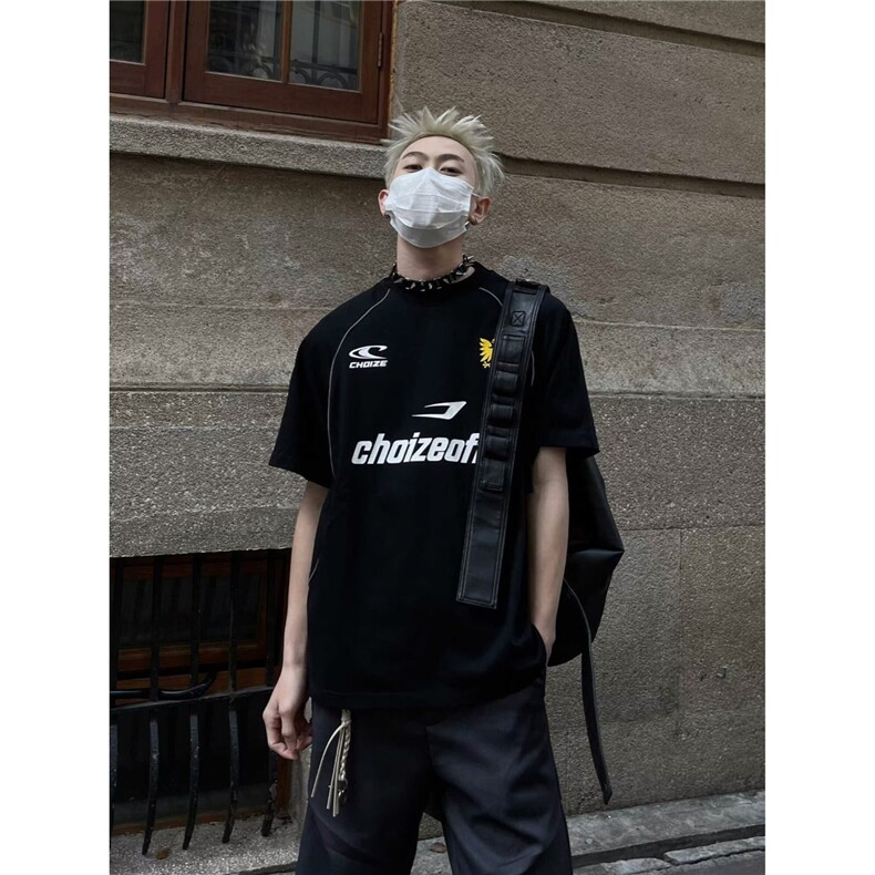 时尚流行日系百搭简约五分袖T潮流新款气质TA50-P37,男装T恤,星座208-5