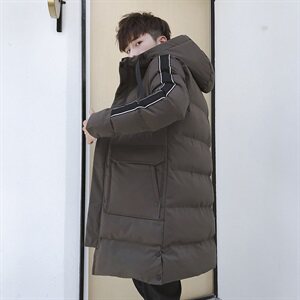 2021新款男士中长款棉衣冬季棉服外套加厚棉袄DS209T图片