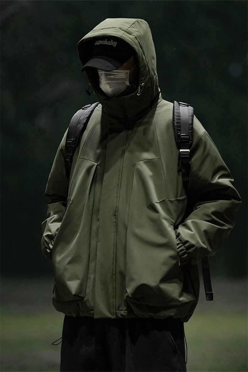 户外冲锋棉服D2250-TP110控价158可二开冬季设计感棉衣外套男,男装棉衣,电商A102-1