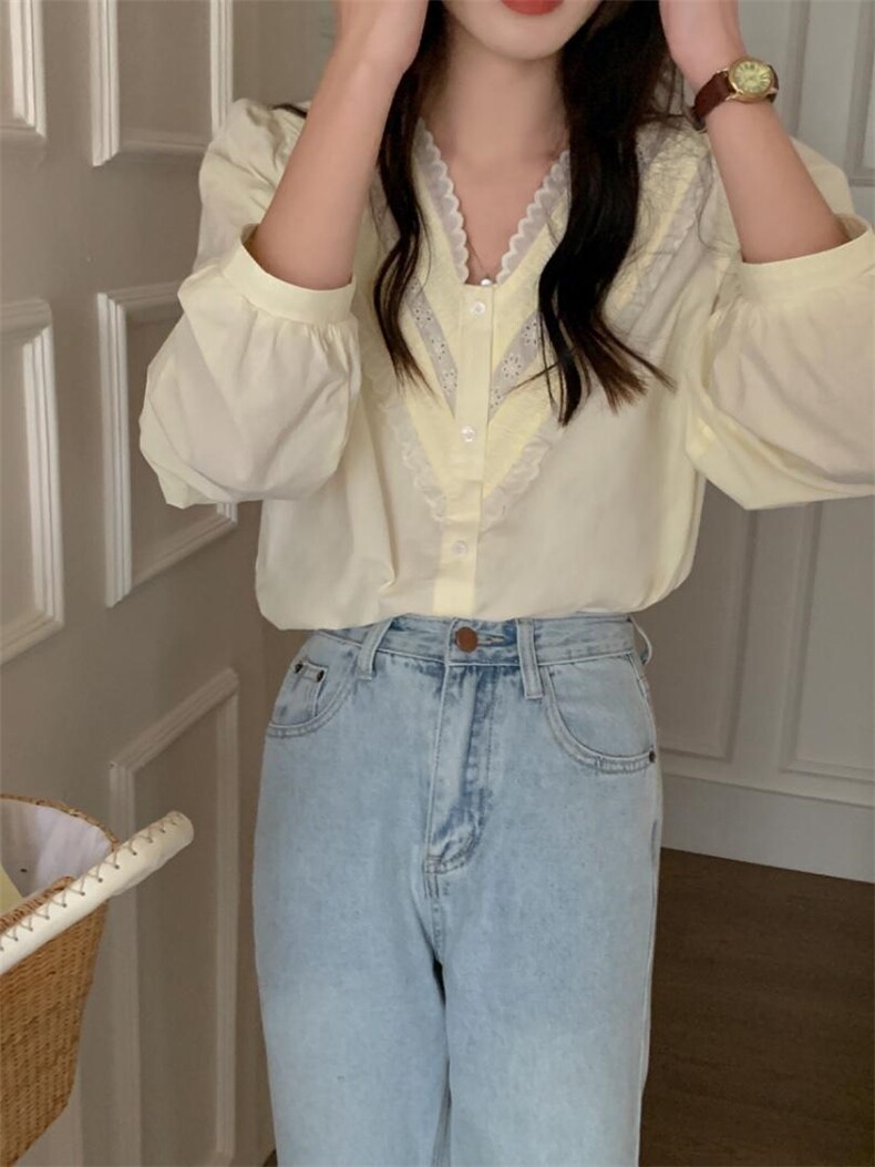 V领韩系小衫，其它，DAP