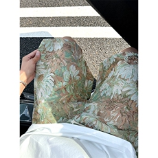 抖音品质夏款男短裤鲜花刺绣涂鸦潮五分裤D54P38，男装牛仔裤，星座1013-1