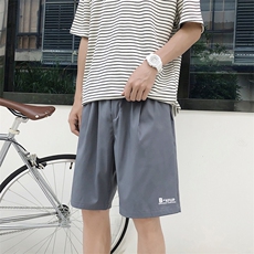 宽松百搭运动五分裤港风印花男士短裤潮牌休闲裤子男DK507特批17，男装休闲裤，星座718-1
