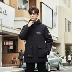 90白鸭绒以冬季中长款加厚可脱卸三合一羽绒服男Y688-P238，男装羽绒服，星座109