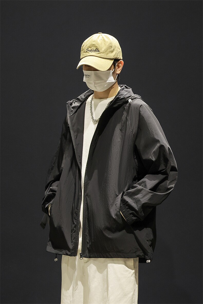 防晒衣男夏季薄款UPF50+防紫外线皮肤衣男宽松钓鱼防晒服2360-P35,男装防晒衣,星座1403A