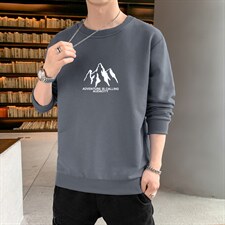跑量卫衣男22秋季打底上衣潮流韩版宽松T恤时尚百搭长袖W168，男装卫衣，星座815-2