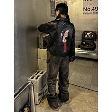 原版复古PU皮外套JK0139-特批95，男装夹克，星座313A(原308A-2)