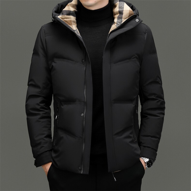 男装羽绒服YR9039继续2025冬现货充绒126g牛奶丝面料羽绒外套,男装羽绒服,钱塘207-1