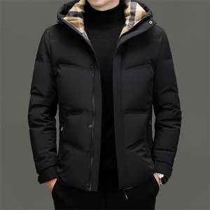 男装羽绒服YR9039继续2025冬现货充绒126g牛奶丝面料羽绒外套图片