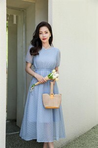 夏装连衣裙，泡泡沙,女装连衣裙,雪飞诗