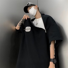 夏季新款潮短袖男时尚潮牌百搭气质纯色文艺圆领T恤MT35P33，男装T恤，星座1116-2