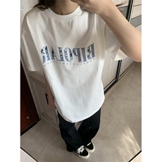 【有货】BK931CC-特P33无限循环碎花贴布短袖T恤男女，男装T恤，星座1007（原301D）