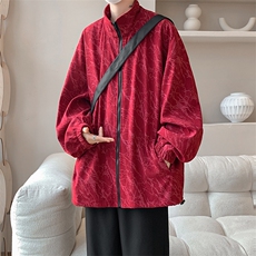 现货JK10069-特批55夏季大码高品质夹克外套宽松情侣上衣，男装夹克，电商A059