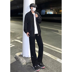B221 美式ins高街暗黑小众个性铆钉小脚牛仔裤 LK23142-P65 控88图片