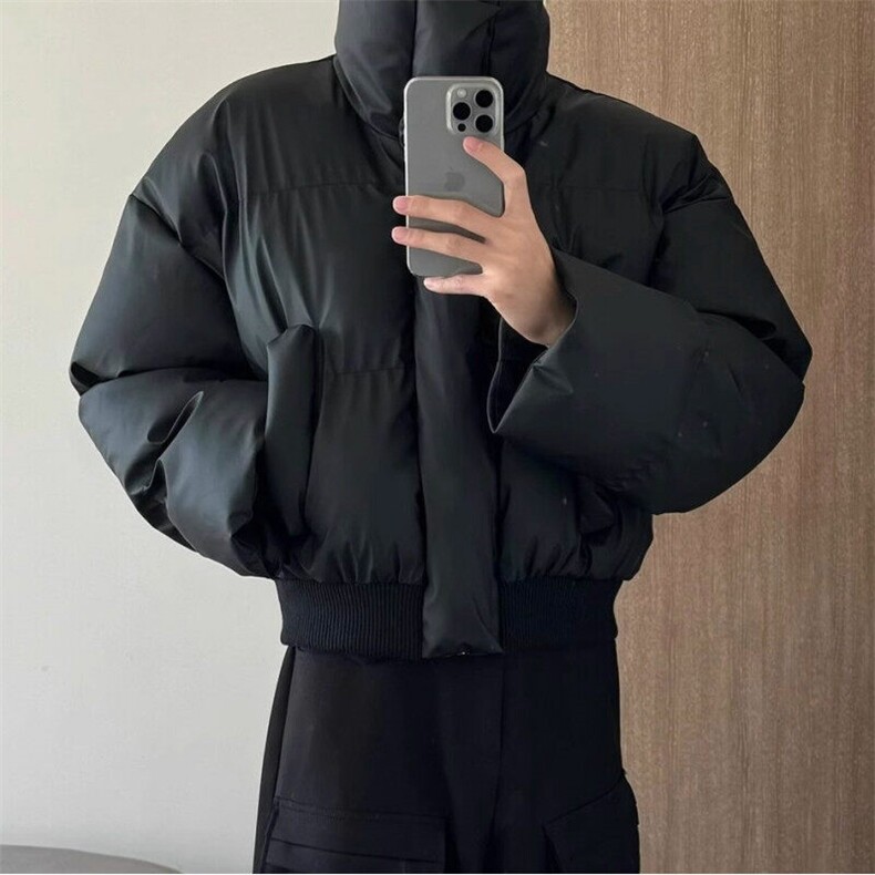短款pu皮棉服男士冬季棉衣防寒面包服外套MY258直播,男装棉衣,星座1904A-1