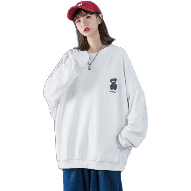 女士类目百搭宽松慵懒风长袖加厚休闲印花卫衣上衣9710/,女装卫衣/绒衫,星座1506-1