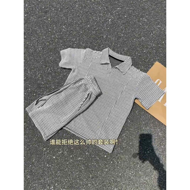 XZ809A/TZTZ03套装P85千鸟格套装,男装休闲套装,星座809A(原222-1)