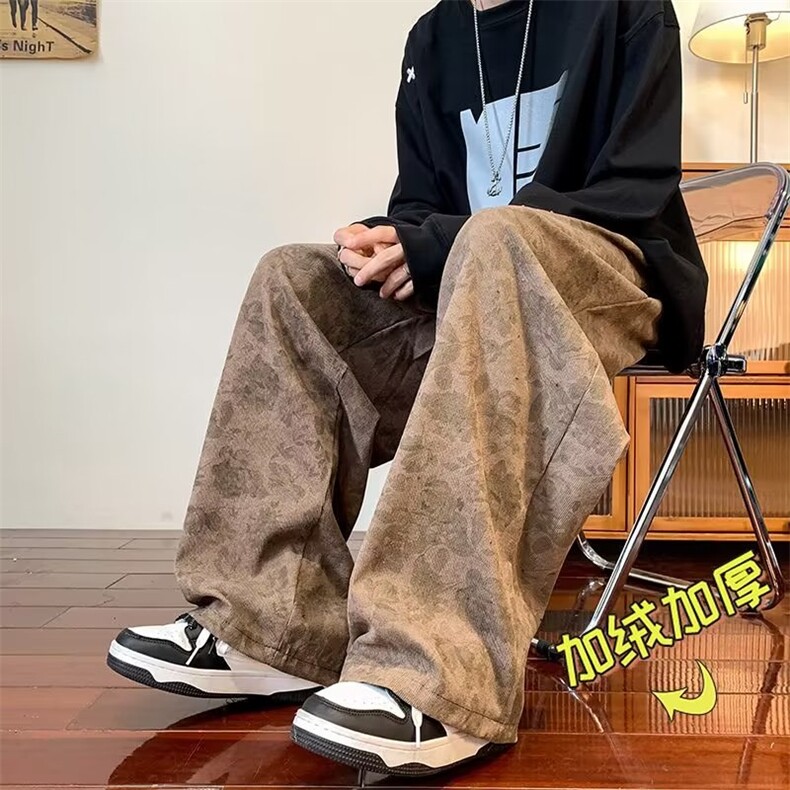 男秋季新款港风休闲裤A526加绒P40,男装休闲裤,星座1116-2