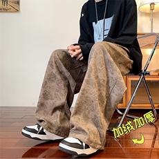 男秋季新款港风休闲裤A526加绒P40，男装休闲裤，星座1116-2