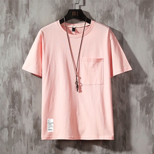 DX24045-P25大口袋百搭短袖t恤男大码半袖体恤上衣服图片