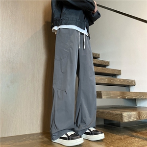 抖音品质秋季新款潮流插袋户外宽松冲锋裤B315-K803-特p25控49图片