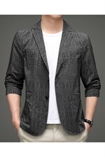 2023年翻领口袋上衣单排扣春季中老年长袖时尚西服SL8835，男装西服，钱塘6003（原4033）