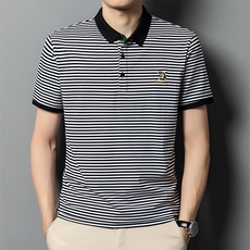 POLO衫男半袖衣服男士体恤衫T恤潮牌休闲翻领爸爸短袖SW521-P63，男装Polo衫，星座1105-3