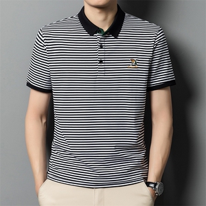 POLO衫男半袖衣服男士体恤衫T恤潮牌休闲翻领爸爸短袖SW521-P63图片