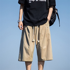 2025夏季新款潮牌立体剪裁工装短裤宽松休闲裤七分男2551特批控68，男装牛仔裤，电商C305A