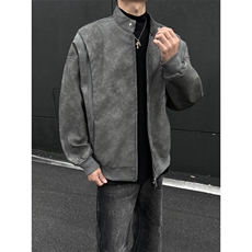 高品质设计感pu皮结构夹克外套男CP96-特p75，男装夹克，电商B371