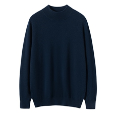 2025年秋季时尚百搭通勤简约休闲半高领，男装羊绒套衫，朝思纯山羊绒