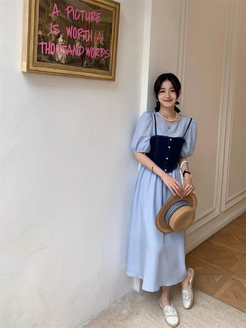 夏装二件套连衣裙，女装连衣裙，时尚秀衣阁