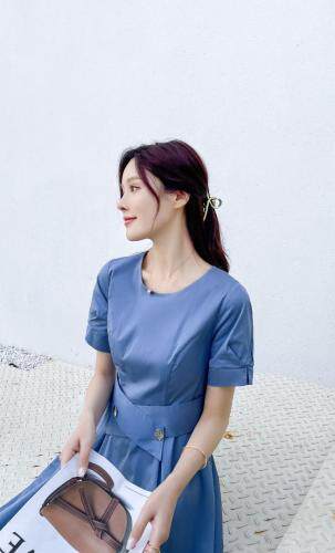 2021夏装连衣裙M-XXL，女装连衣裙，艾涵o