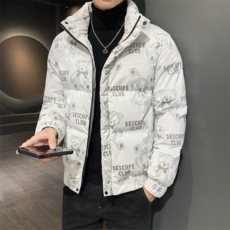 312A-5-603-P125冬季新款男士韩版棉衣立领加厚潮流棉服A，男装棉衣，星座312A-5