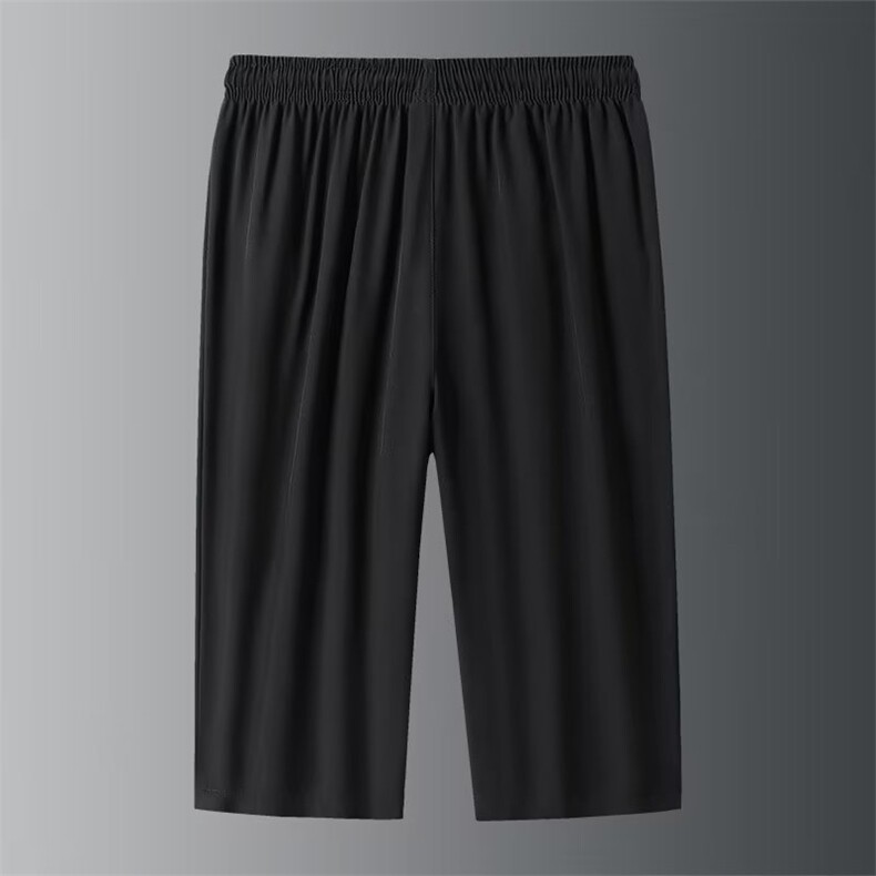 冰丝七分裤口袋拉链男士运动短裤速干休闲五分裤119310B-1P20,男装牛仔裤,星座310B-1