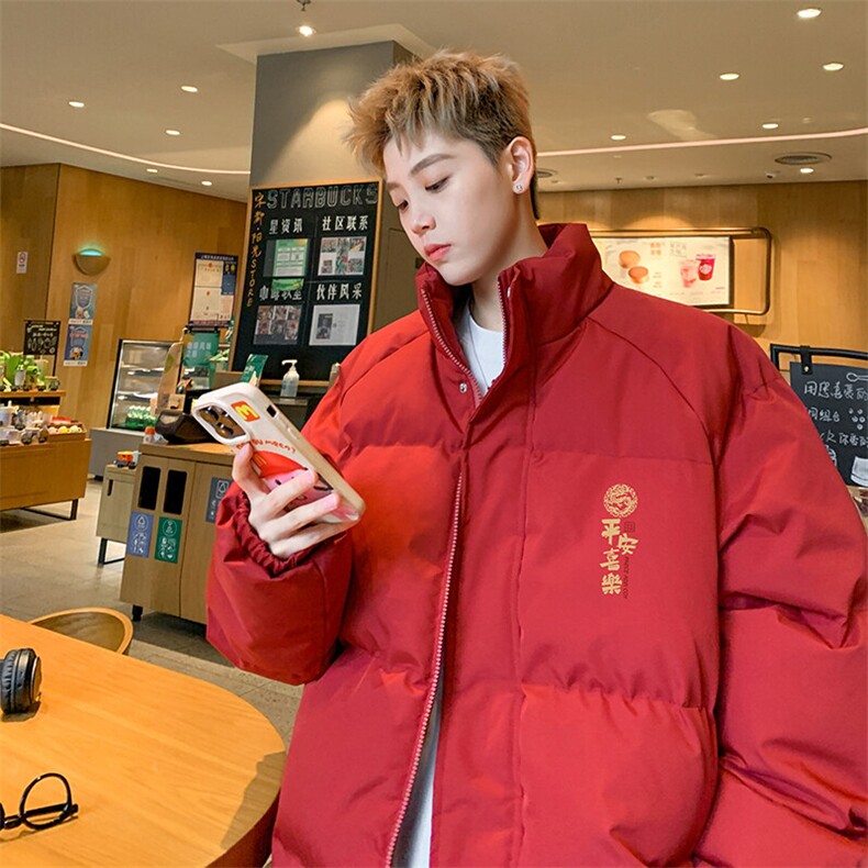 现货抖音得物可供视频冬季三防加厚羽绒棉衣外套面包棉服81153,男装棉衣,电商A486