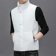 BZW6902钱塘2020-2新款时尚休闲冬季厚款中年男士羽绒服马甲P160，男装羽绒服，钱塘207-2