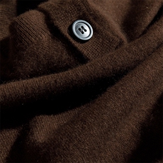 秋冬季新款舒适时尚百搭男士一粒扣短袖羊绒衫男装，男装羊绒套衫，麦纱纱羊绒