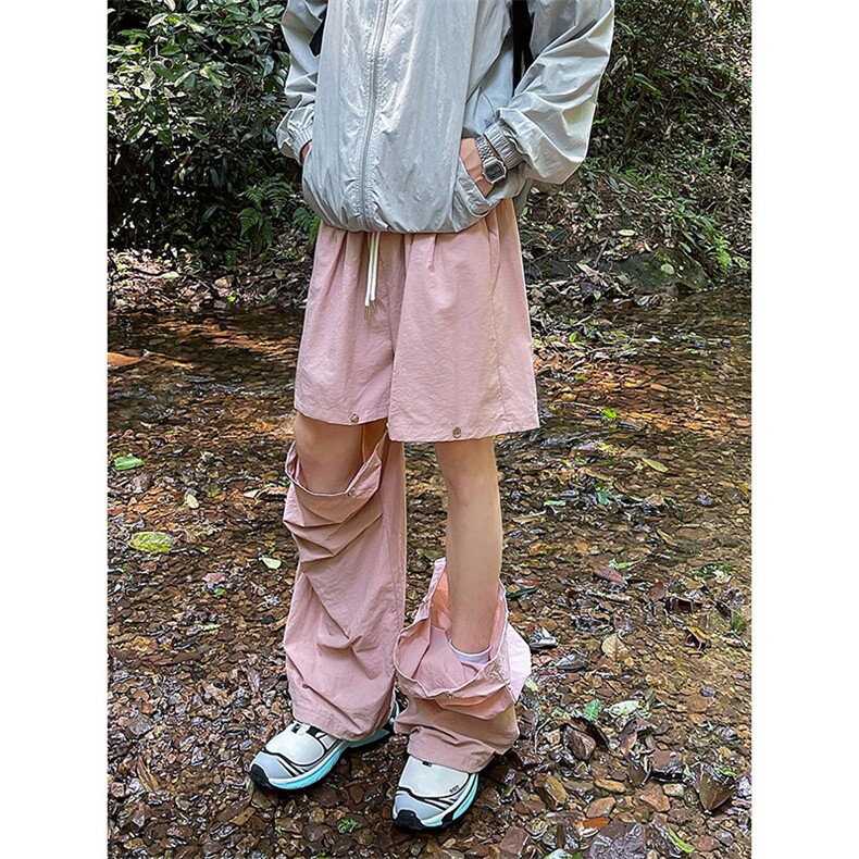 可拆卸伞兵工装裤男款夏季青少年美式尼龙速干冲锋裤徒步登山裤子,男装休闲裤,电商A102B