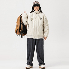 2026冬季新款男日系潮牌纯色宽松休闲连帽棉服加厚外套MY360-F156，男装棉衣，电商A101（原外27）
