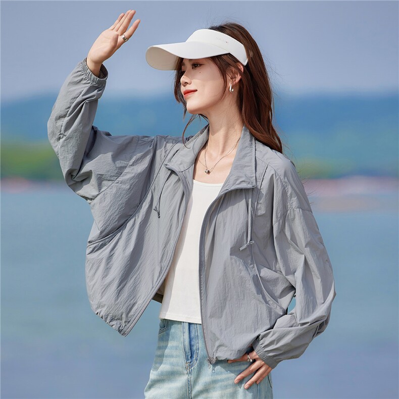 2026夏季新款现货UPF50+防晒衣短外套,女装防晒衣,靓衣阁