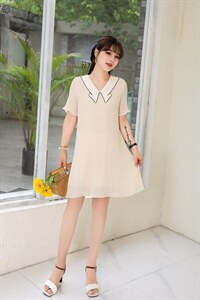 夏季新款 压驺连衣裙图片