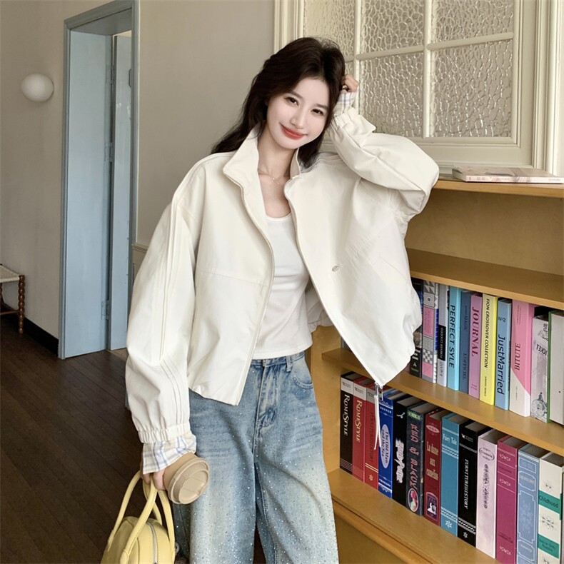 现货！！米白色外套2C203-6312-P145-K238,女装短外套,2C203