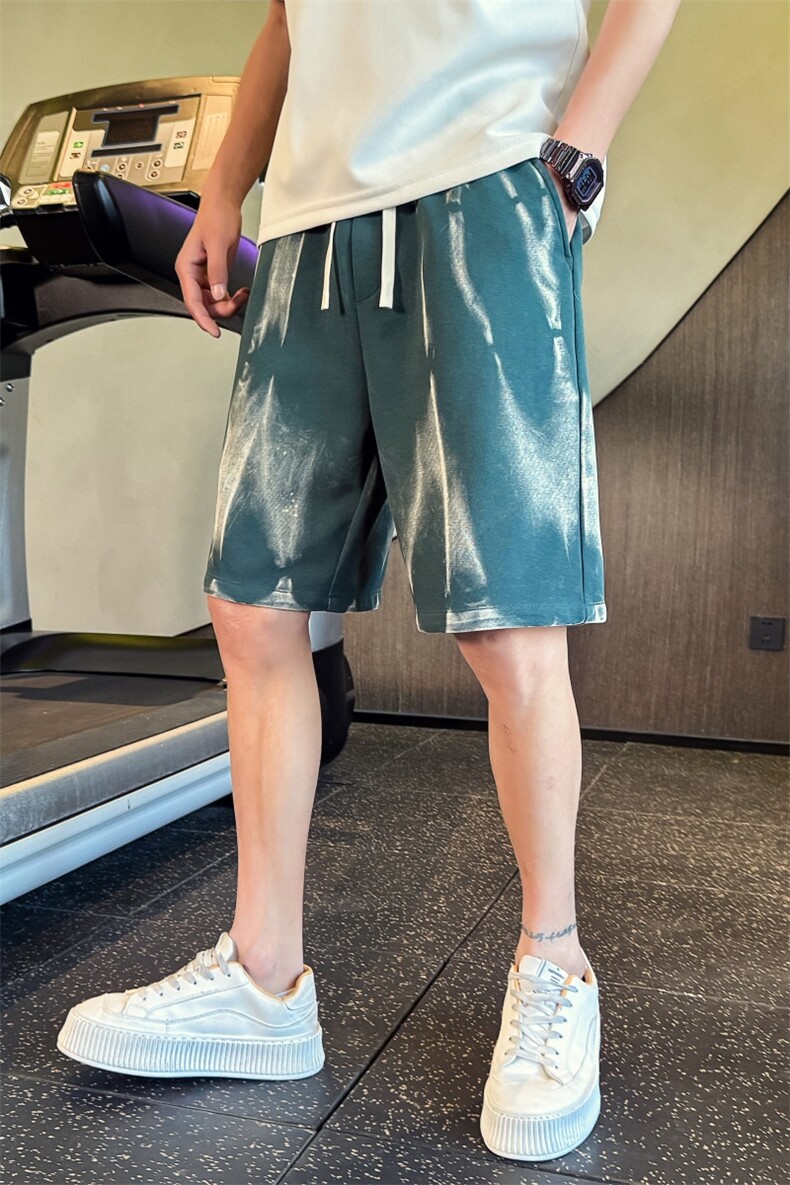 DK352P5878小伙风店主风休闲裤夏季薄款五分裤短裤,男装牛仔裤,电商B340