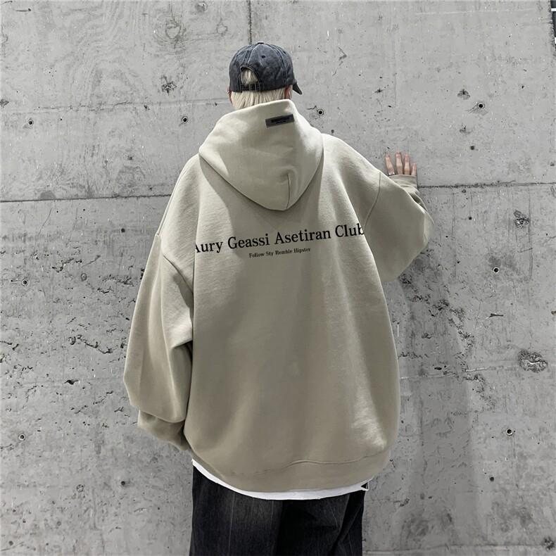 供抖音丶重磅高品棉350克排扣连帽aury卫衣LW6110-特p58控78,男装卫衣,星座508（原C305）
