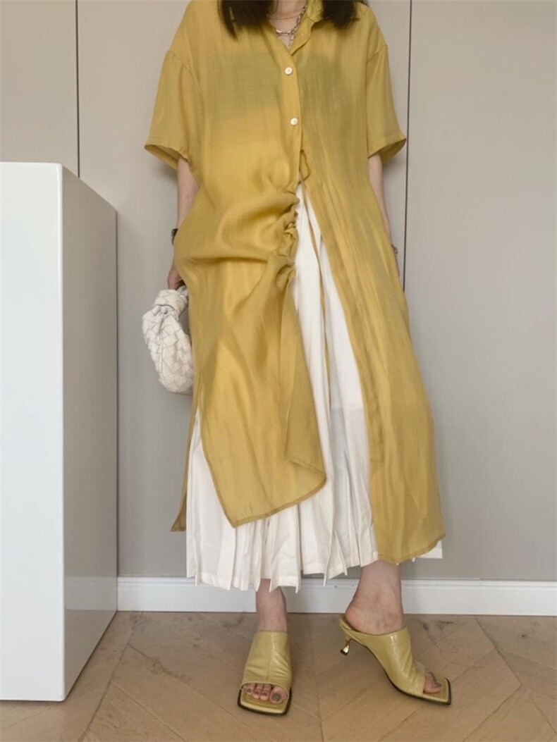 抽绳防晒开衫，其它，CHOCOLATE