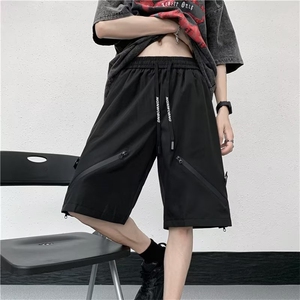 美式机能风冲锋裤男夏工装拉链裤潮牌户外运动休闲短裤K4115-P35图片