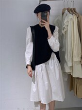 马甲?连衣裙两件套，女装马甲，驿谷