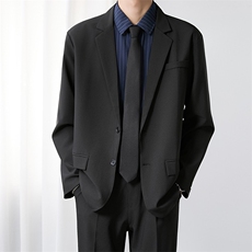 红色商务休闲正装西装男士新郎结婚礼服演出西服外套W6868-P50，男装西服套装，星座412-3