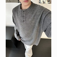 针织衫男士韩版潮流宽松百搭痞子帅气2024冬季ins毛衣MZ727-P45，男装针织衫/毛衣，星座412-3